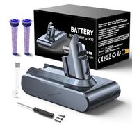 6000mAh V6 Replacement Batteria di Ricambio per Dyson V6 DC62 DC58 DC59 DC61 DC72 DC74 Extra, Trigger, Fluffy, Absolute SV03 SV05 SV06 SV07 SV09