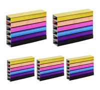 6000pcs Staples Refill, Staples color metallo da 2x0, 5 pollici, ideali per la casa, la scuola, ricarica dell'ufficio