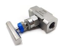6000psi 1/4" 3/8" 1/2" BSP NPT M20 Female Bulkhead 304 316L Stainless Steel Needle Valve Flow Control(1l2 NPT F-F SS304)