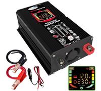 6000W/4000W Car Power Inverter Modified Sine Wave Dual USB Car Inverter Converter DC 12V to AC 110V/220V Voltage Transformer(6000W Yellow,12V 220V)