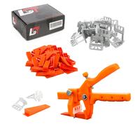 6000x Tiranti + 1000x Zeppe + Pinze Plan Sistema 2mm Nivelliersystem 7001 Parti