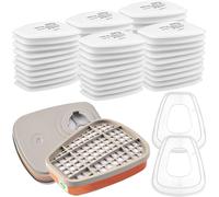 6001 Filtro per Respiratore Set, Filtri Cotone Replacement per Protezione Del Vi