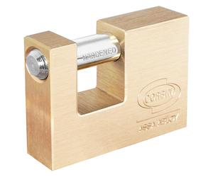 60012 Q.TA' 1 CORBIN PL311 LUCCHETTO P/SERRANDA 70MM OTTONATO