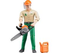 Bruder 60030 Operaio forestale - Giocattolo -Scala 1:16 10,7 CM