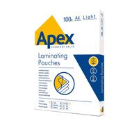 6003201 Pouches per plastificazione Apex Light Duty formato A4 spessore sottile