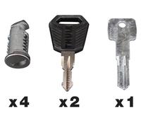 Sistema di chiave unica Thule Key System One (4 cilindretti 1 chiave)