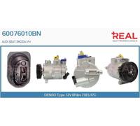 60076010BN REAL Compressore, Climatizzatore per AUDI,SEAT,SKODA,VW