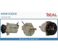 60081230OE REAL Compressore, Climatizzatore per CHEVROLET,OPEL