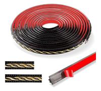 600cm Modanatura Adesiva Vintage Pattern 3d-Flessibile Bordo Adesivo Per Pareti Autoadesivo,Impermeabile Striscia Adesiva Muro Decorativa Per Specchio Ideale Per Porta, Armadio (2cm-Nero Con Oro)