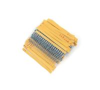 600pcs Metal film Resistors 1% resistance 1/4W throught hole diy electronic kit 30 value*20pcs 0.25W Set of resistor 10 ohm ~ 1M BIANMTSW