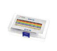 600pcs/set 30 Kinds 1/4W Resistance 1% Metal Film Resistor Pack Assorted Kit 1K 10K 100K 220ohm 1M Resistors 300pcs/set NWPNLXEA(300PCS NO BOX)