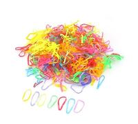 600Pezzi Elastici Mini Ovali Gomma Confezione per Acconciature Ponytail Accessori Elastici