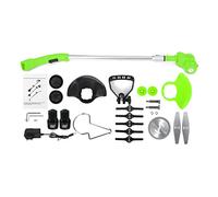 600W Potente tagliaerba Elettrico taglierina Weeder 18VF Tosaerba Macchina da Taglio a Batteria attrezzo da Giardino con Batteria agli ioni di Litio 2PC(2 Battery)