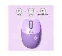 (600x300x3mm-Triangle SS 5)Mofii Cute Cat Mouse wireless, ricevitore USB Plug and Play, 3 DPI regolabili,
