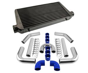 600x300x76mm Intercooler Front intercooler & Turbo Piping Pipe Kit