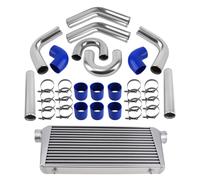 600x300x76mm Universal Intercooler Core + Intercooler kit tubo rigido Aluminum