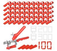601 Cunei per Piastrelle Distanziatori per Piastrelle Piastrelle Piastrelle Cucina 1mm 2mm Morsetto Distanziatore 100 Pezzi Di Cuneo Riutilizzabile e 1 Pinza per Piastrelle per Piastrelle a Parete
