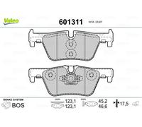 601311 VALEO Kit pastiglie freno, Freno a disco per BMW