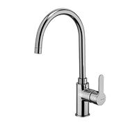 6016500 Monocomandoper lavello monoforo bocca girevole Mocca FRATELLI FRATTINI