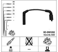 6020 NGK Kit cavi accensione per CHEVROLET,DAEWOO