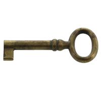 60217 Q.TA' 5 BL CHIAVE P/MOBILI 33718 24X56 MM OTTONE ANTICAT