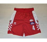 6024/22 ERREA PISTOIA BASKET PANTALONCINO PALLACANESTRO LBA PANTALONCINI N°4