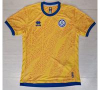 6024/66 ERREA KAZAKISTAN CALCIO 1° MAGLIA MAGLIETTA GARA HOME 2022/2023 LT1