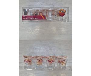 6025/241 BIS NEMESI BICCHIERINI VETRO ROMA SET COLLEZIONE CAFFE DISTILLATO 4 PZ