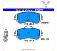602603 Kit pastiglie pattini freno Ate Anteriore per CITROEN C4 II