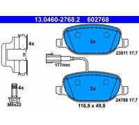602768 ATE KIT PASTIGLIE FRENO POSTERIORE ALFA ROMEO GIULIETTA 1.6 JTDM