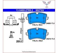KIT PASTIGLIE FRENO POST ATE AUDI A6 At 2.0 TFSI 185KW 14>18 13046027692