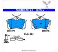 Set di pastiglie freno ATE 13.0460-2775.2, posteriore