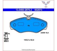 602870 Kit pastiglie pattini freno Ate Anteriore per NISSAN PRIMASTAR OPEL VIVA