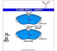 602976 Kit pastiglie pattini freno Ate Anteriore per CITROEN JUMPER I FIAT DUCA