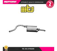 60300 Silenziatore posteriore adatto a Alfa Romeo A75 (MARCA MTS)..