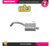 60333 Silenziatore posteriore adatto a Fiat 500-Ford Ka (MARCA-MTS)..
