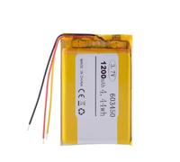 603450, 3,7 V, 1200 mAh, 1 pezzo(5pcs)