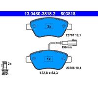 603818 Kit pastiglie freno, Freno a disco Ate
