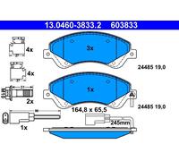 603833 Kit pastiglie freno, Freno a disco Ate