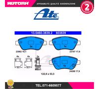 PA0075AF Kit pastiglie freno a disco ant (MARCA JAPANPARTS)