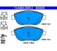 603855 Kit pastiglie freno, Freno a disco Ate