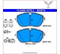 603876 Kit pastiglie pattini freno Ate Anteriore per CITROEN C5 X DS OPEL GRAND