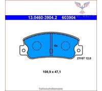 603904 Kit pastiglie pattini freno Ate Posteriore per FIAT CROMA