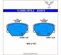 603979 Kit pastiglie pattini freno Ate Anteriore per SMART CROSSBLADE CITY-COUP