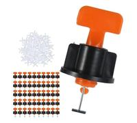 604 pezzi Sistema di livellamento for piastrelle, distanziatori for, cunei livellatori for pareti, for pavimenti, da parete riutilizzabili Per Piastrelle