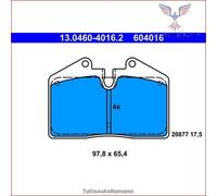 604016 Kit pastiglie pattini freno Ate Anteriore per PORSCHE 968 944 911