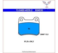 Set di pastiglie freno ATE 13.0460-4030.2, posteriore