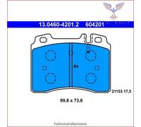 Set di pastiglie freno ATE 13.0460-4201.2, anteriore