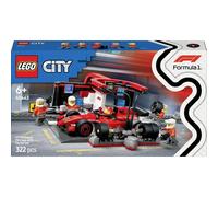 LEGO City Formula 1 Pitstop E Meccanici Con Monoposto Ferrari F1 60443 60443-Leg