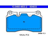 604833 Kit pastiglie freno, Freno a disco Ate